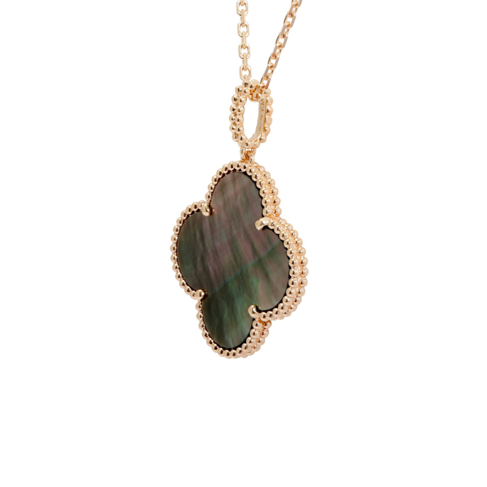 Van Cleef & Arpels Magic Alhambra Necklace 18K Rose Gold Mother of Pearl VCARP6I200