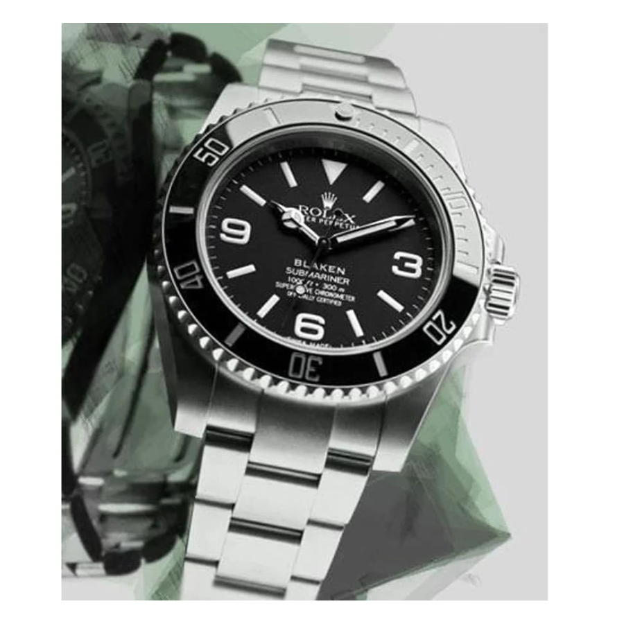 Rolex Submariner 6190 Blaken “Black Dial” Mirror Clone Quality