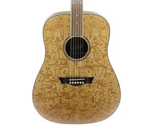 Dean AXS Dreadnought Quilt Ash Acoustic Guitar Gloss Natural