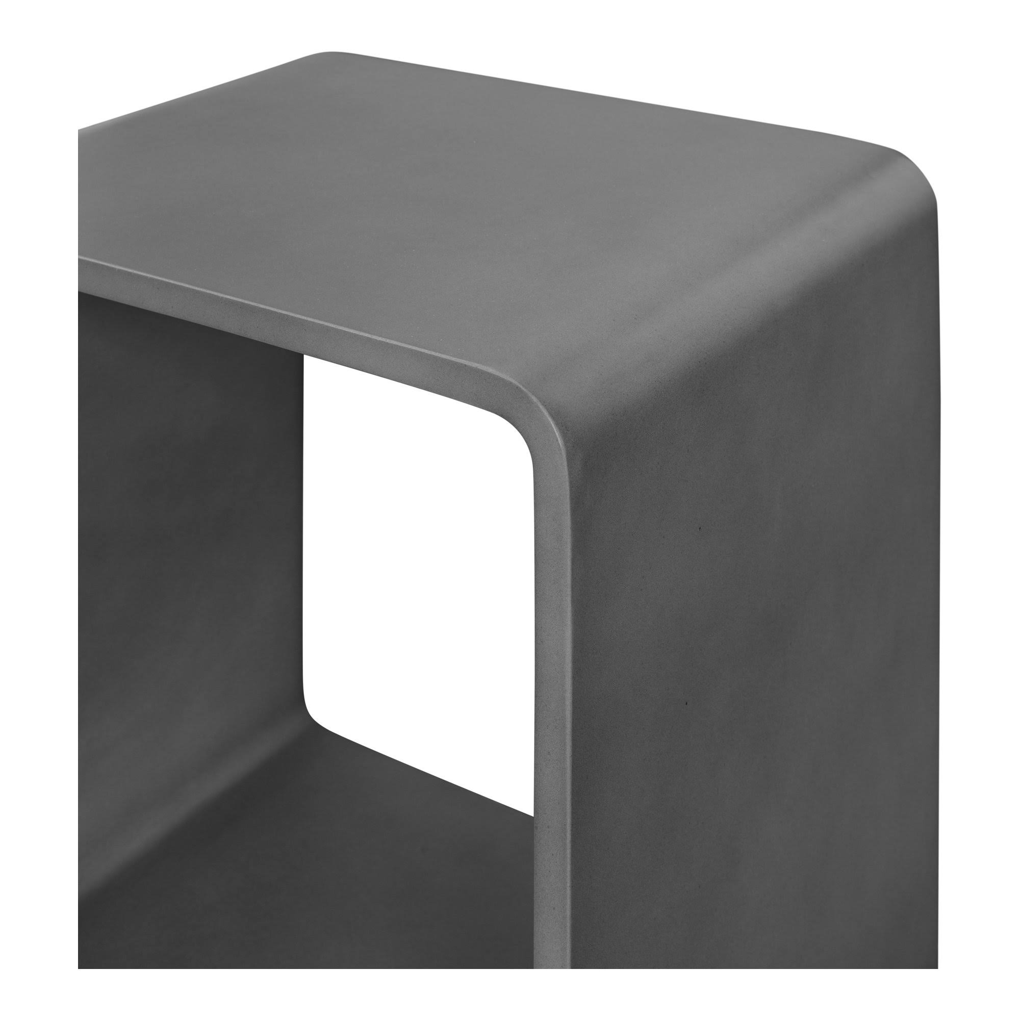 Moe's Home Collection Cali Accent Cube Grey