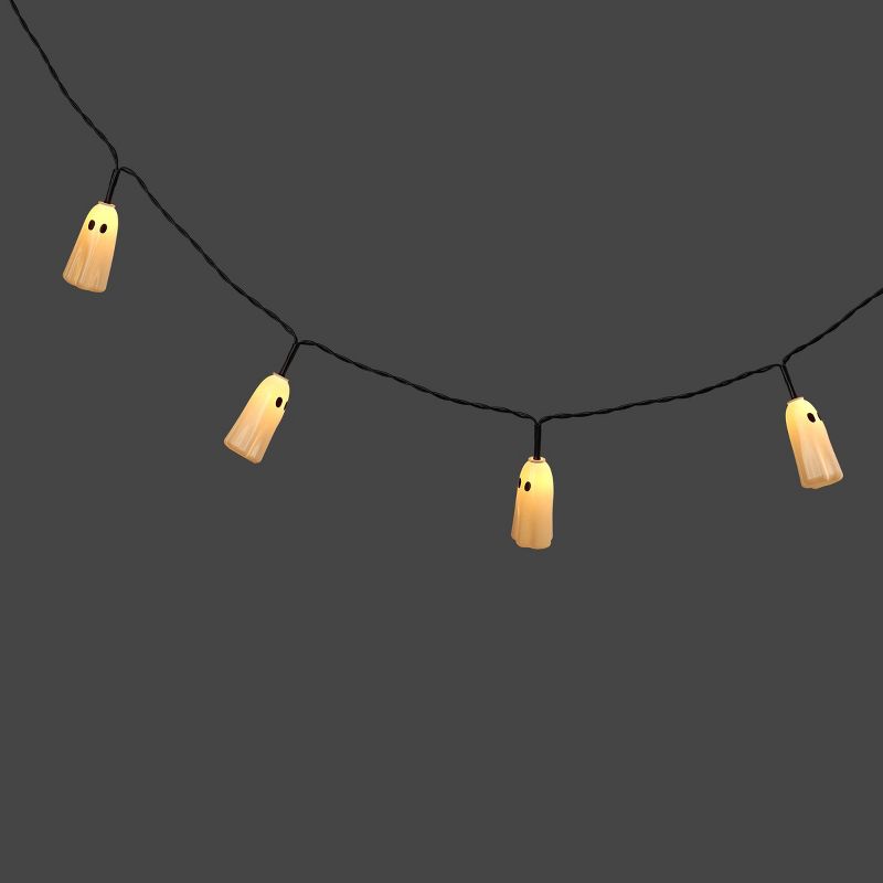 20ct LED Halloween Plastic Ghost Novelty Light String - Hyde and EEK!Boutique™