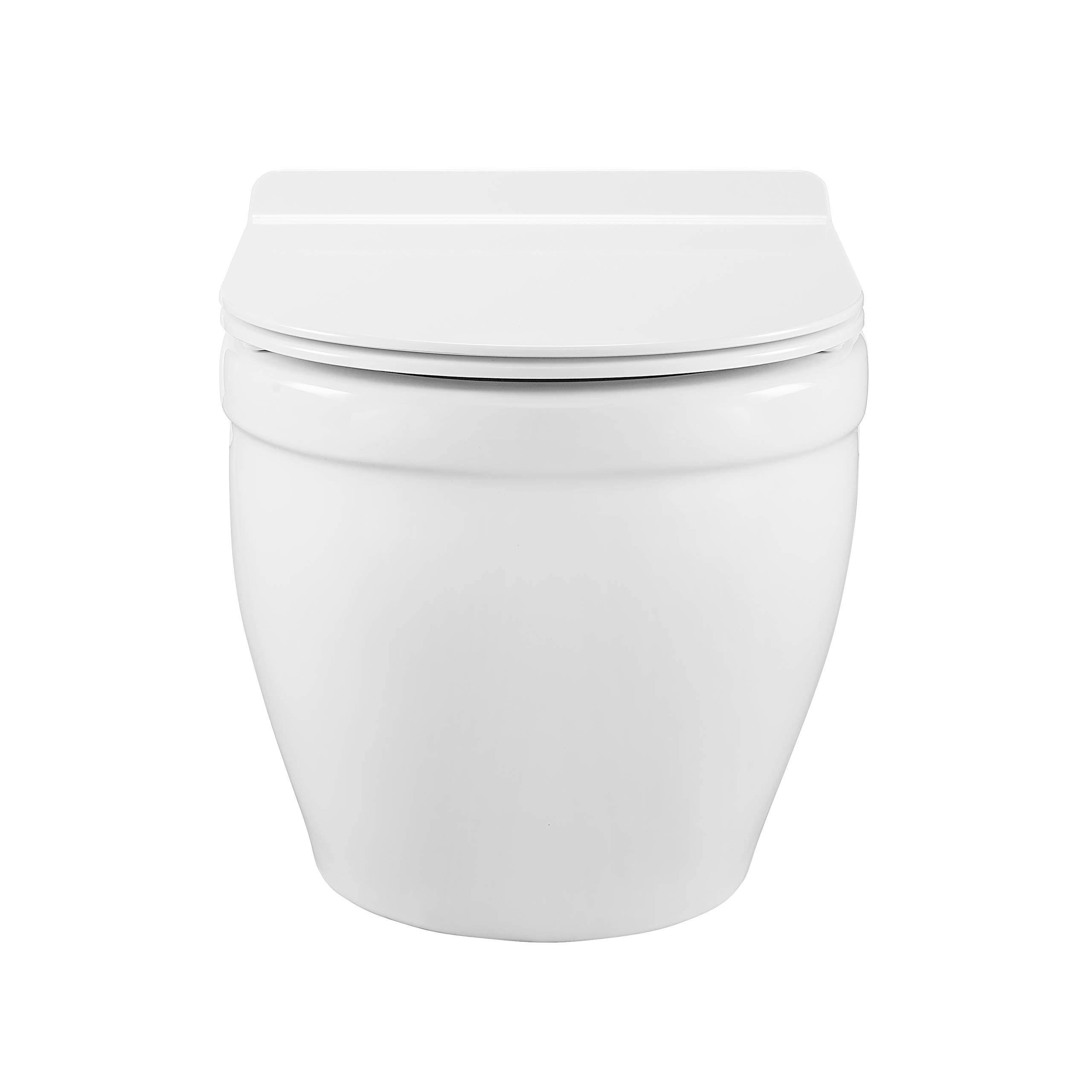 Swiss Madison Ivy SM-WT450 Wall Hung Toilet, Glossy White