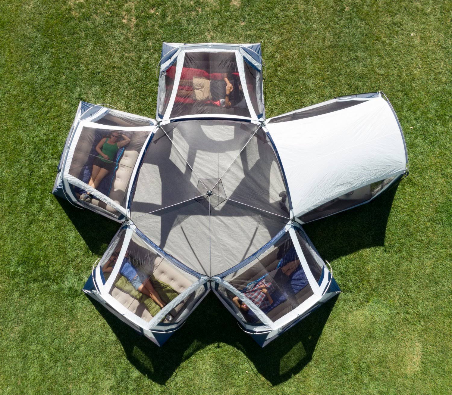 Ozark Trail Hazel Creek 20-Person Star Tent with Screen Room