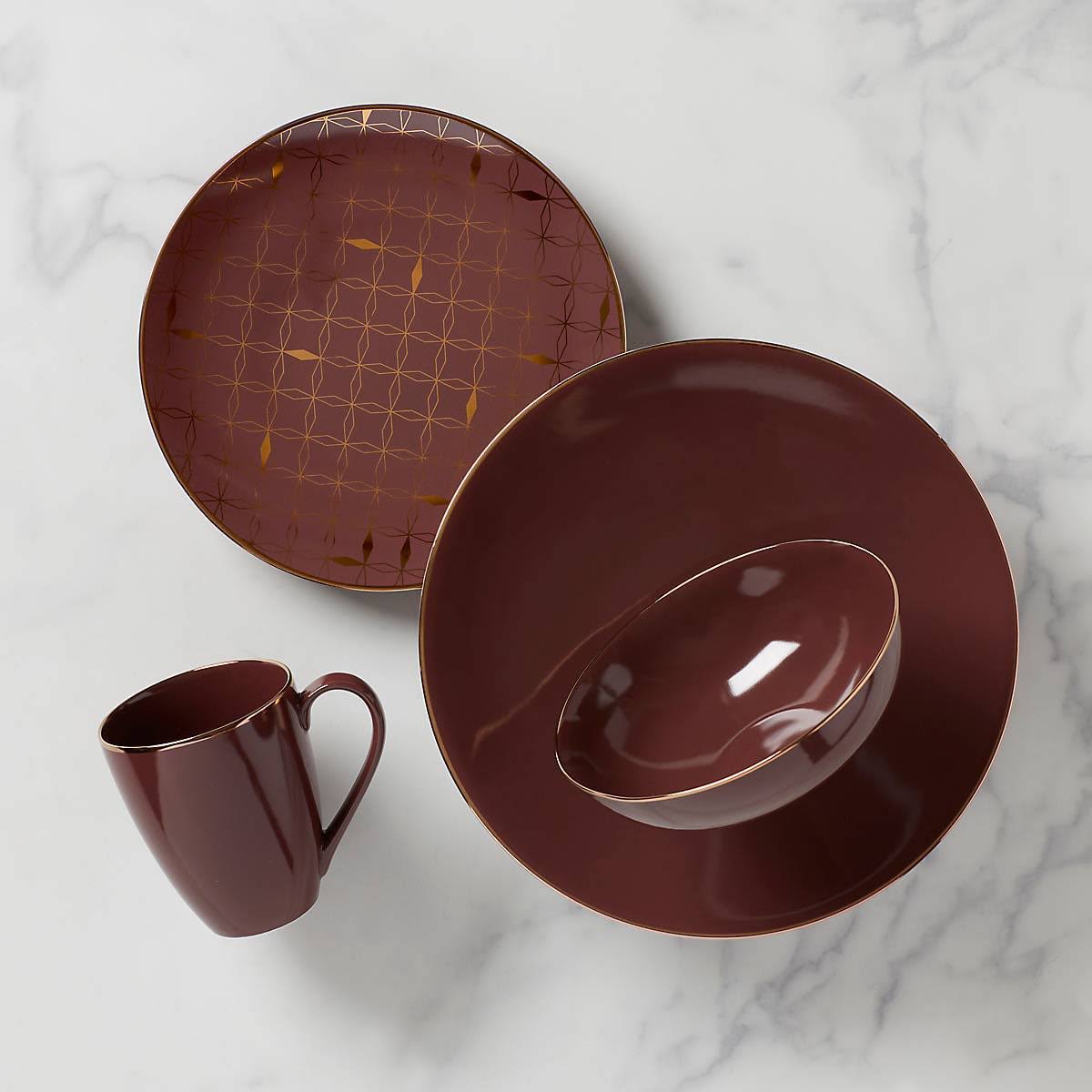Lenox Trianna 4-Piece Place Setting - Merlot