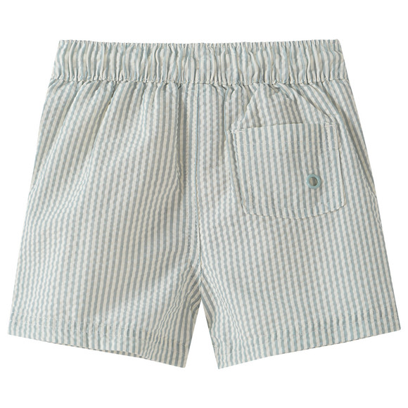 Famy Baby Badeshorts mit Seersucker-Streifen