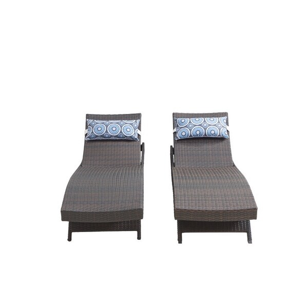 All Weather Wicker Chaise Lounge