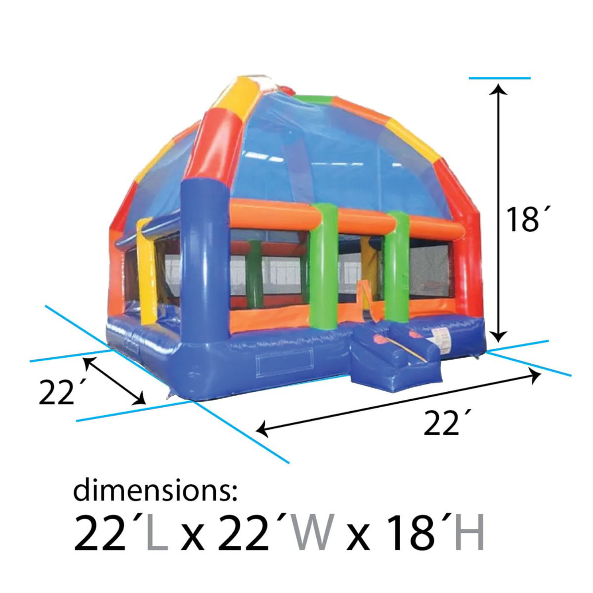 TentandTable Commercial Inflatable Bounce House – Bubba Big Bounce House