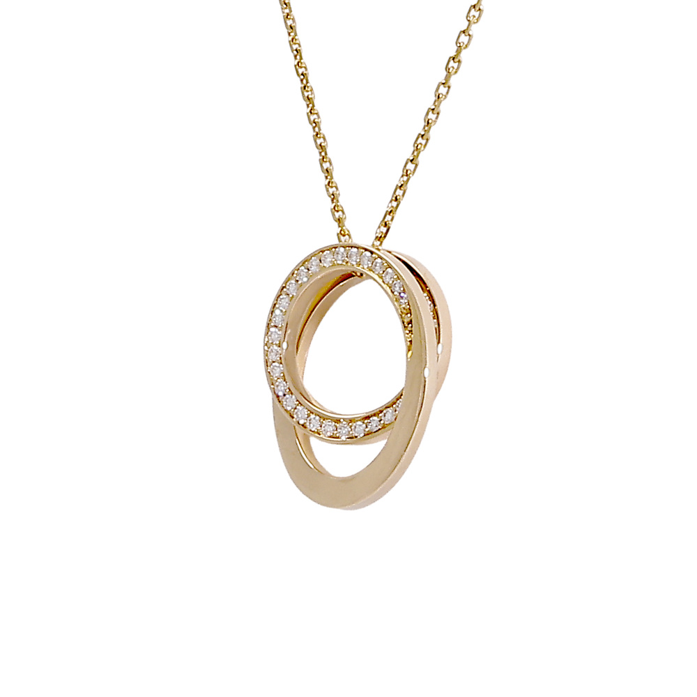 Cartier Ethancel Do Necklace 18K Rose Gold Diamond B3045700