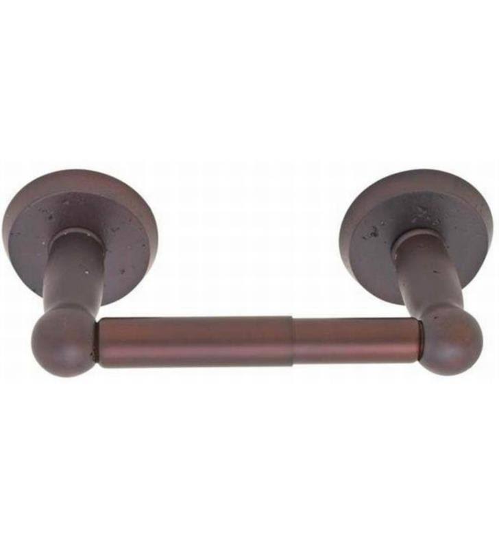 Emtek Hardware - Sandcast Bronze - Tissue Holder with #6 Rose 23046MB