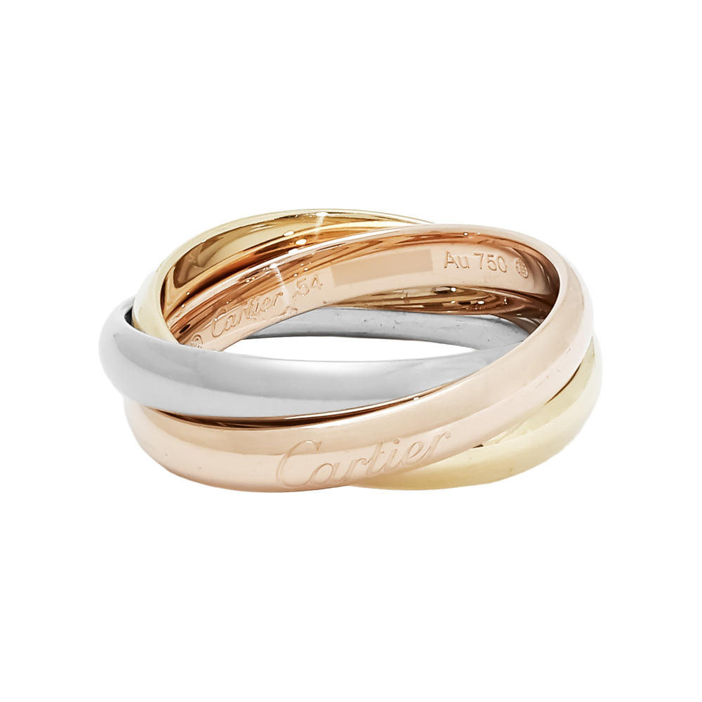 Cartier Trinity Ring Tri-Gold B4234200