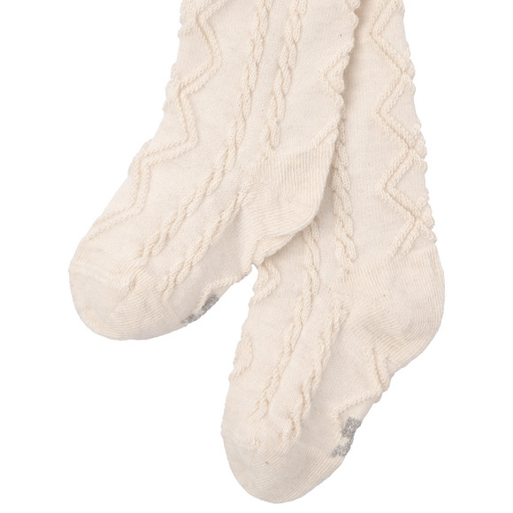 Topomini Pure Collection Baby Strumpfhose mit Zopfmuster