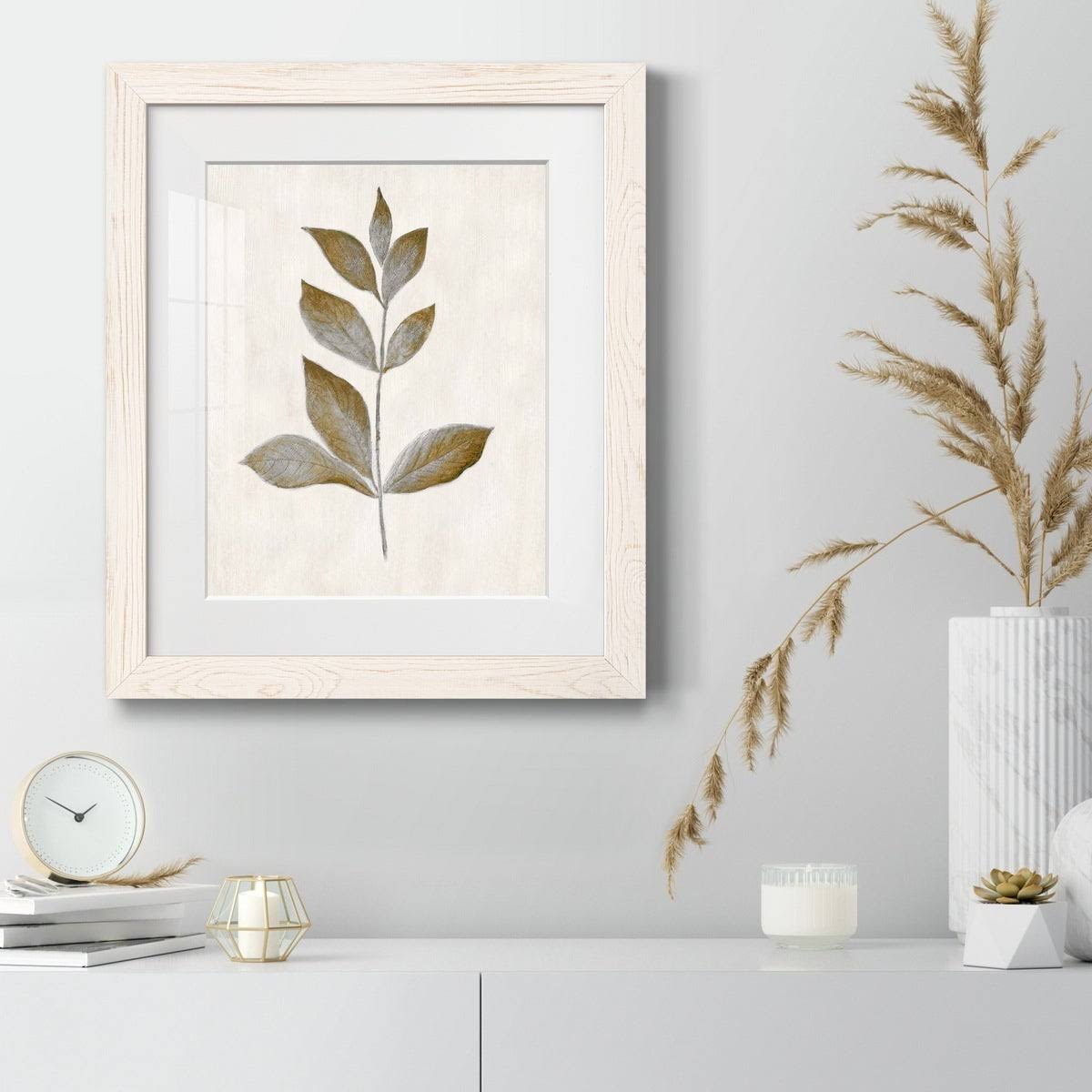 Bronze Leaf I-Premium Framed Print - Ready to Hang - 23X32 - Maple