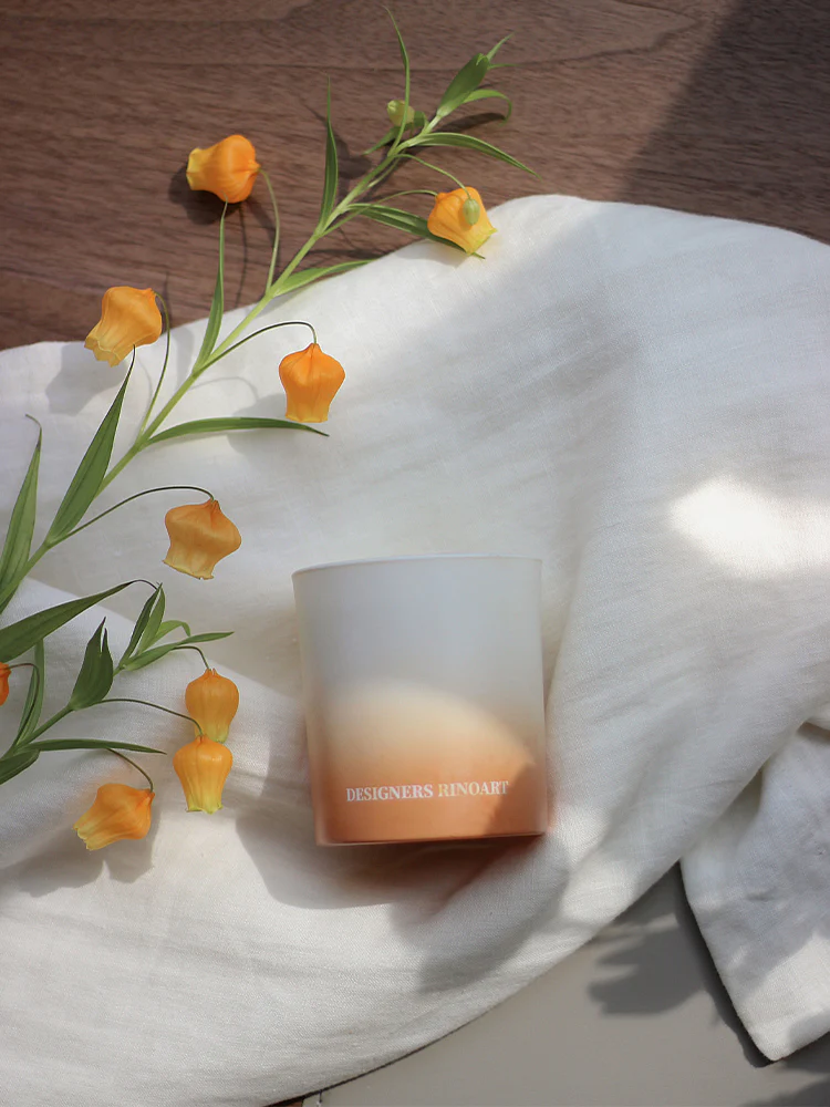 DC018 - Pure Warm Tea Fragrance Aromatherapy Candle Chamomile / Black Tea / White Tea / Peach / Longjing Fragrance Diffuser Gift