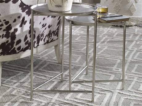 Uttermost 25150 Burnett Nesting Tables Light Nickel - Set of 2
