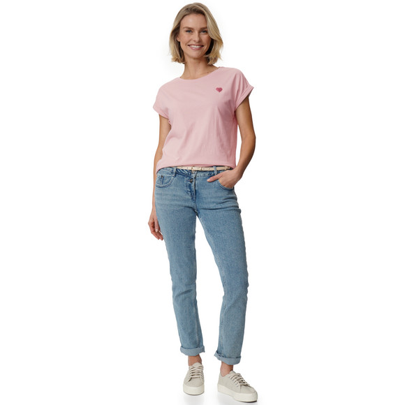 Gina Damen T-Shirt im Basic-Look
