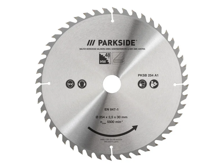 PARKSIDE® Lame de scie circulaire PKSB 254 A1, 25,4 cm