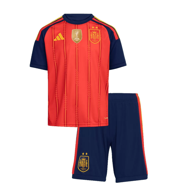 2026 Spain Package Champion 2-star home children's jersey
