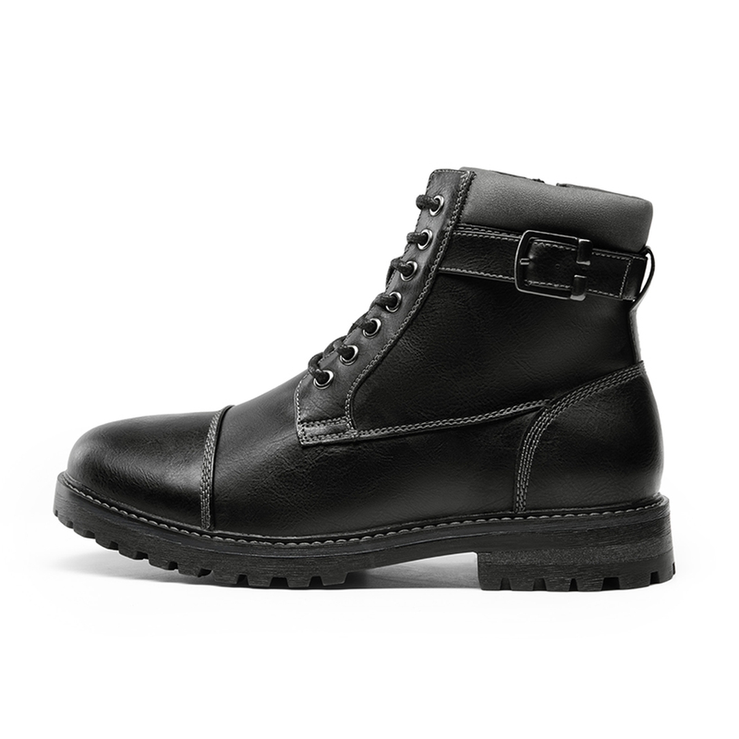Men's Motorcycle-Styled Oxford Boots