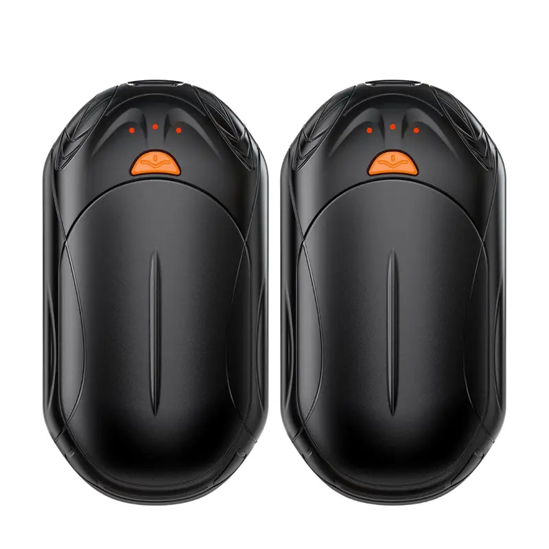 Slim Aluminum USB-C Hand Warmers – 2-Pack with Triple Heat Control