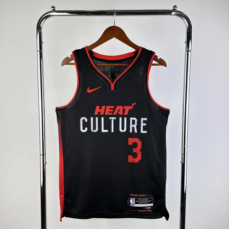 Maillot Miami Heat WADE 3 NBA Basket 2023 2024€35.99