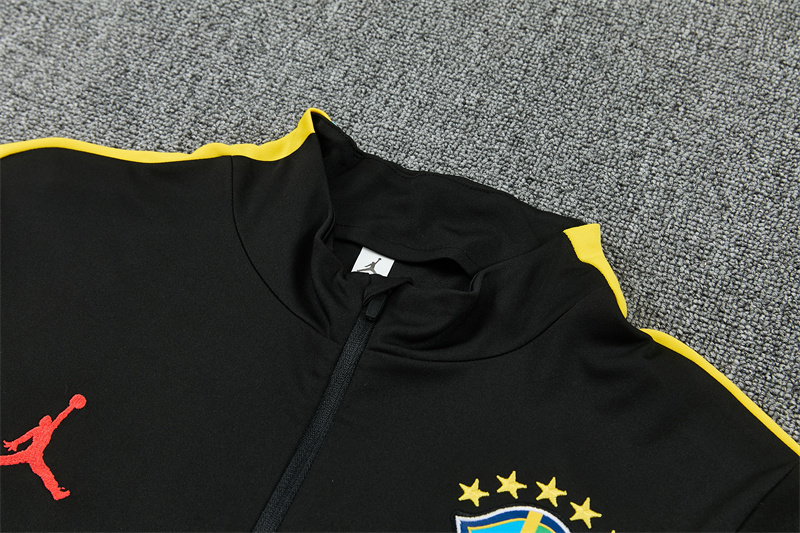 Adult / Kids 2627 Brazil Half Zipper Training Suit