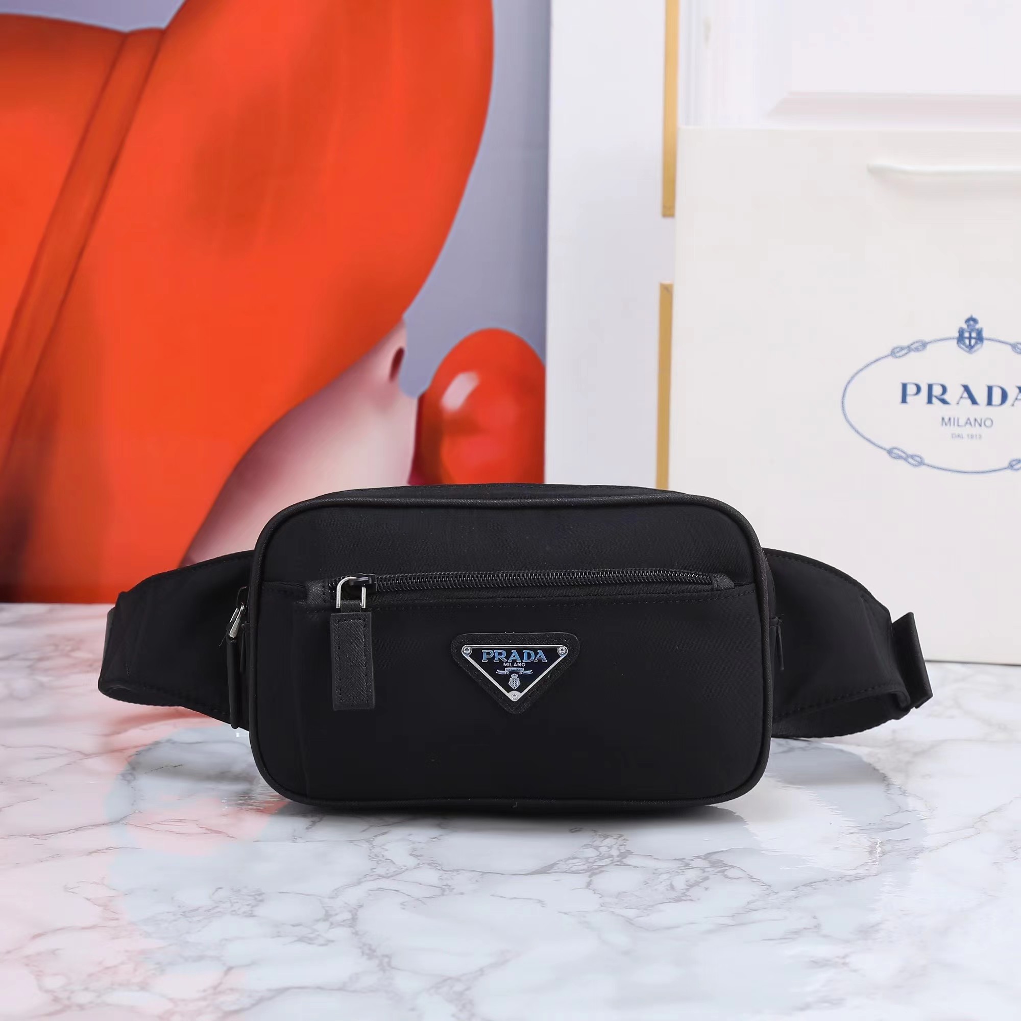 High Quality Prada Nylon waist and chest Unisex bags - cnluxepick