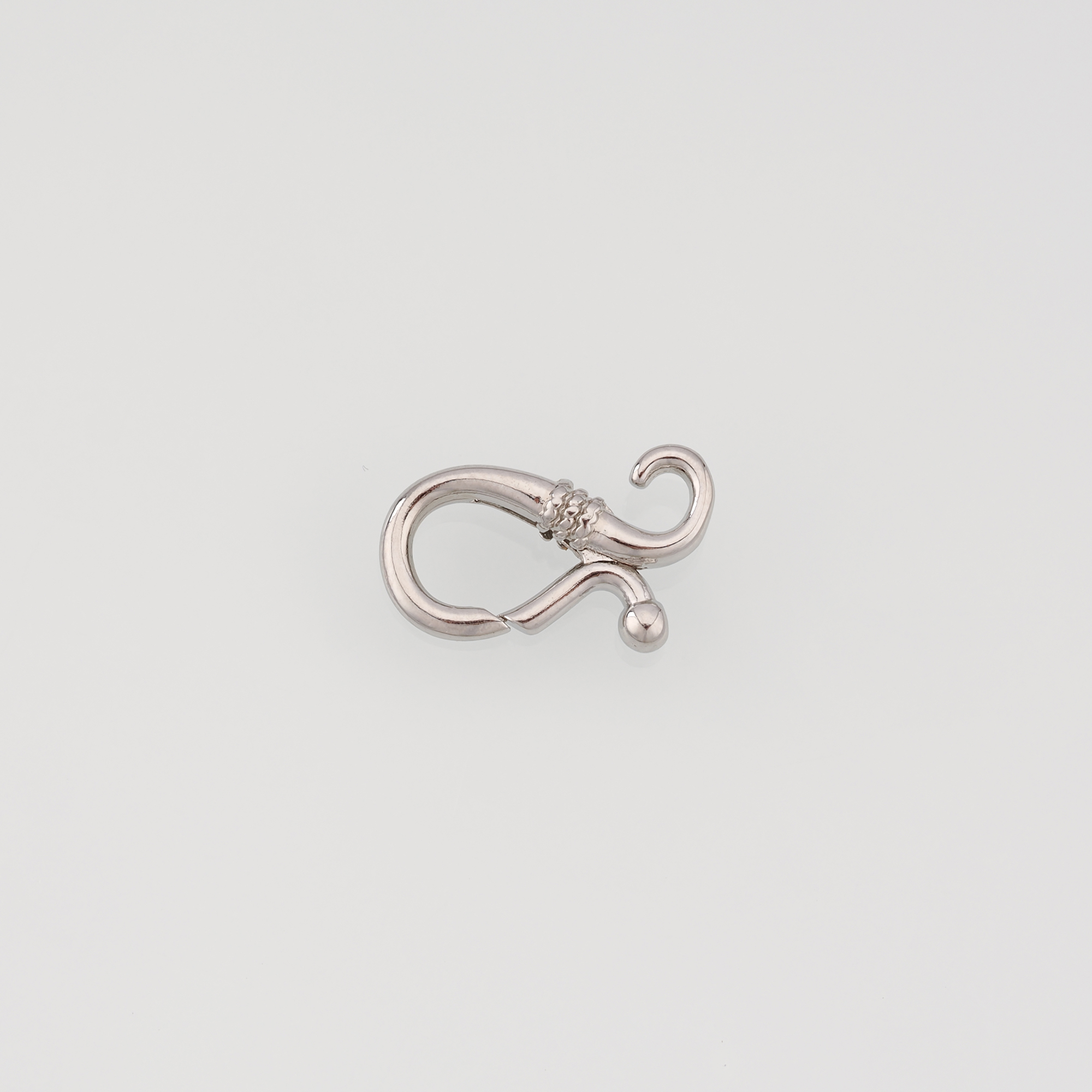 18K Gold Filled Geometric Carabiner Clasp,Dainty Spring Push Gate Clasp for DIY Jewelry Finding Necklace Bracelet