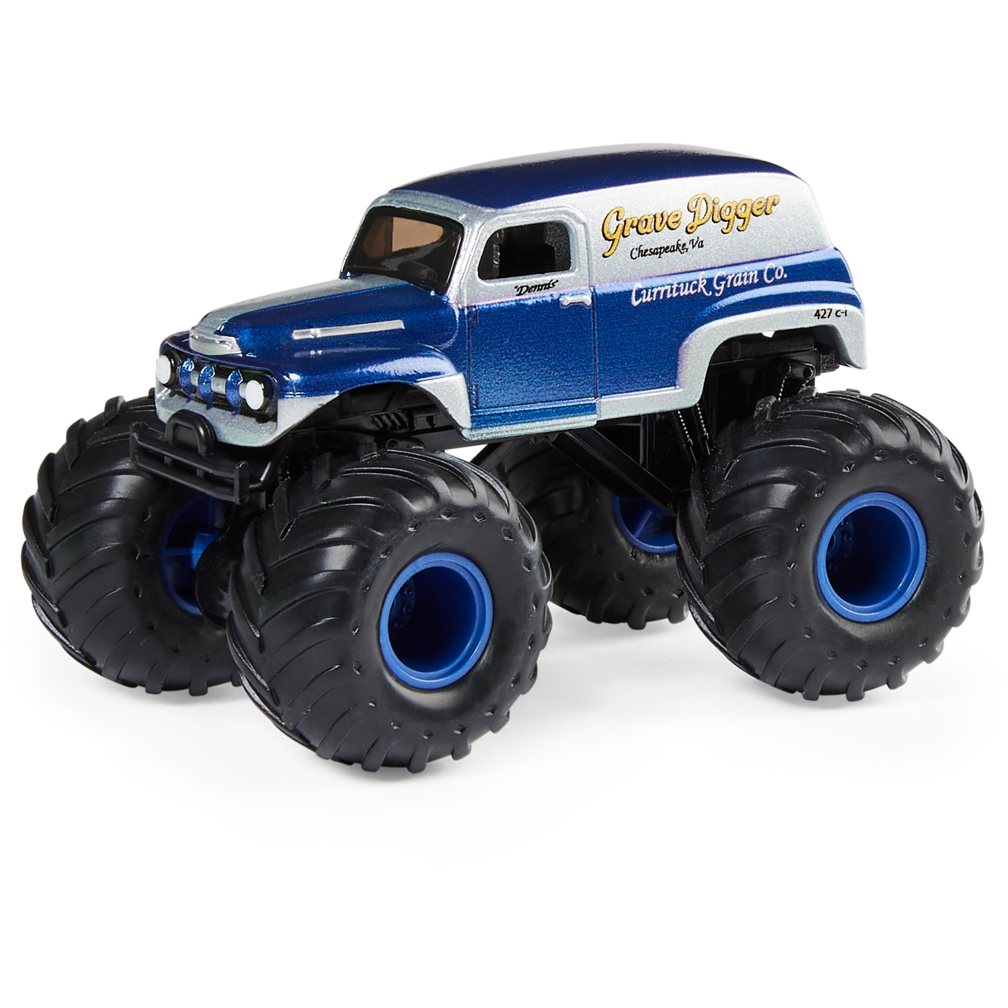 Monster Jam 1:64 Grave Digger Monster Truck, Retro Rebels Series