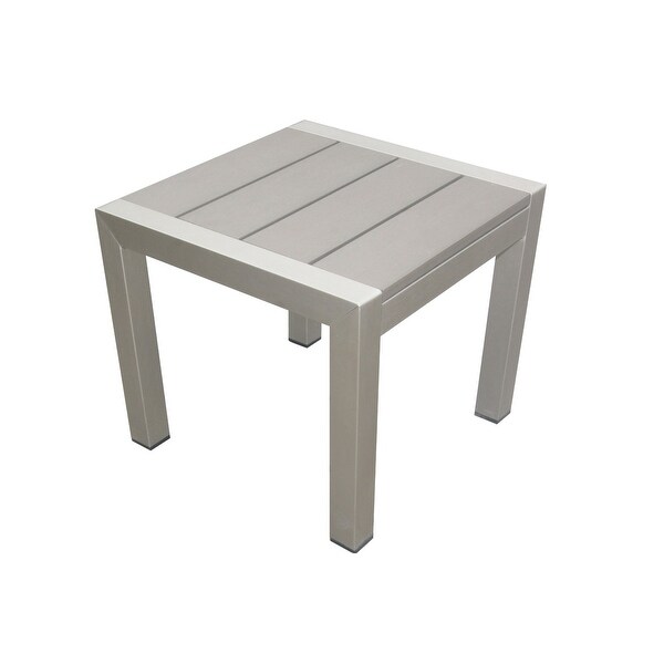Outdoor Side Table,Gray