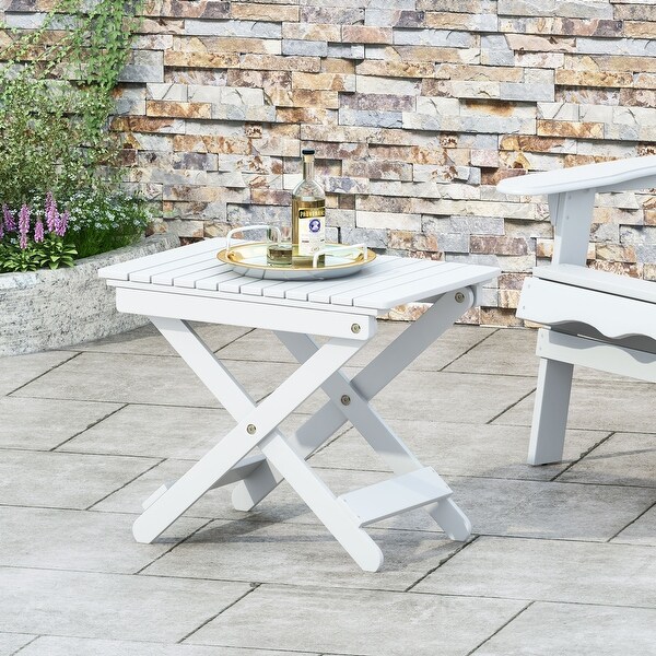 Outdoor Folding Wooden Side Table,15