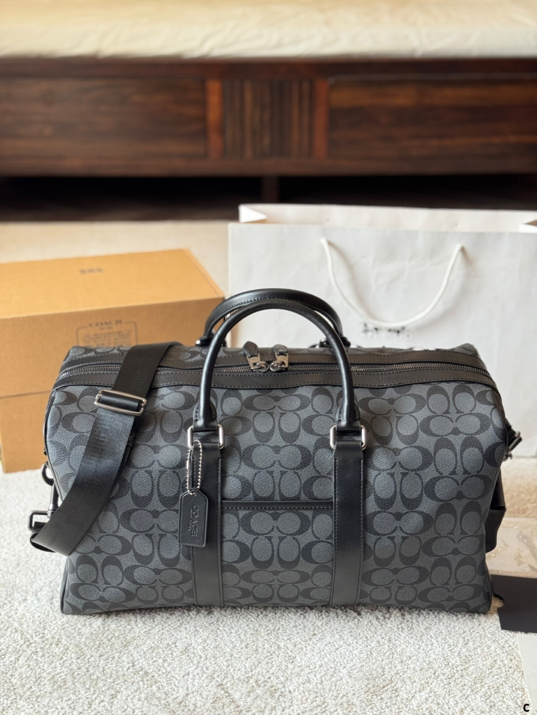 coach men's versatile travel bag - cnluxepick