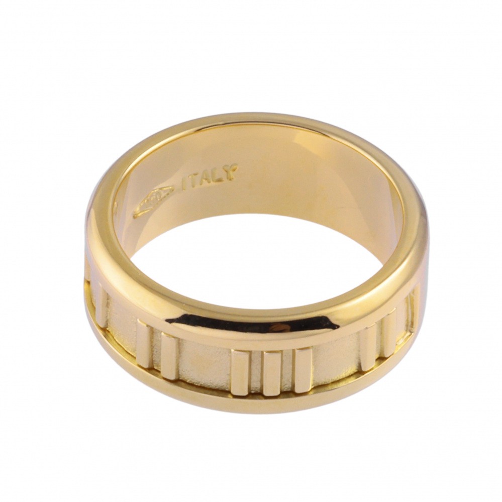 Tiffany & Co. Atlas Ring 18K Yellow Gold