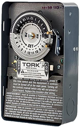 Tork 347V SPST 30A 24 Hour Mechanical Time Switch (1101-7)
