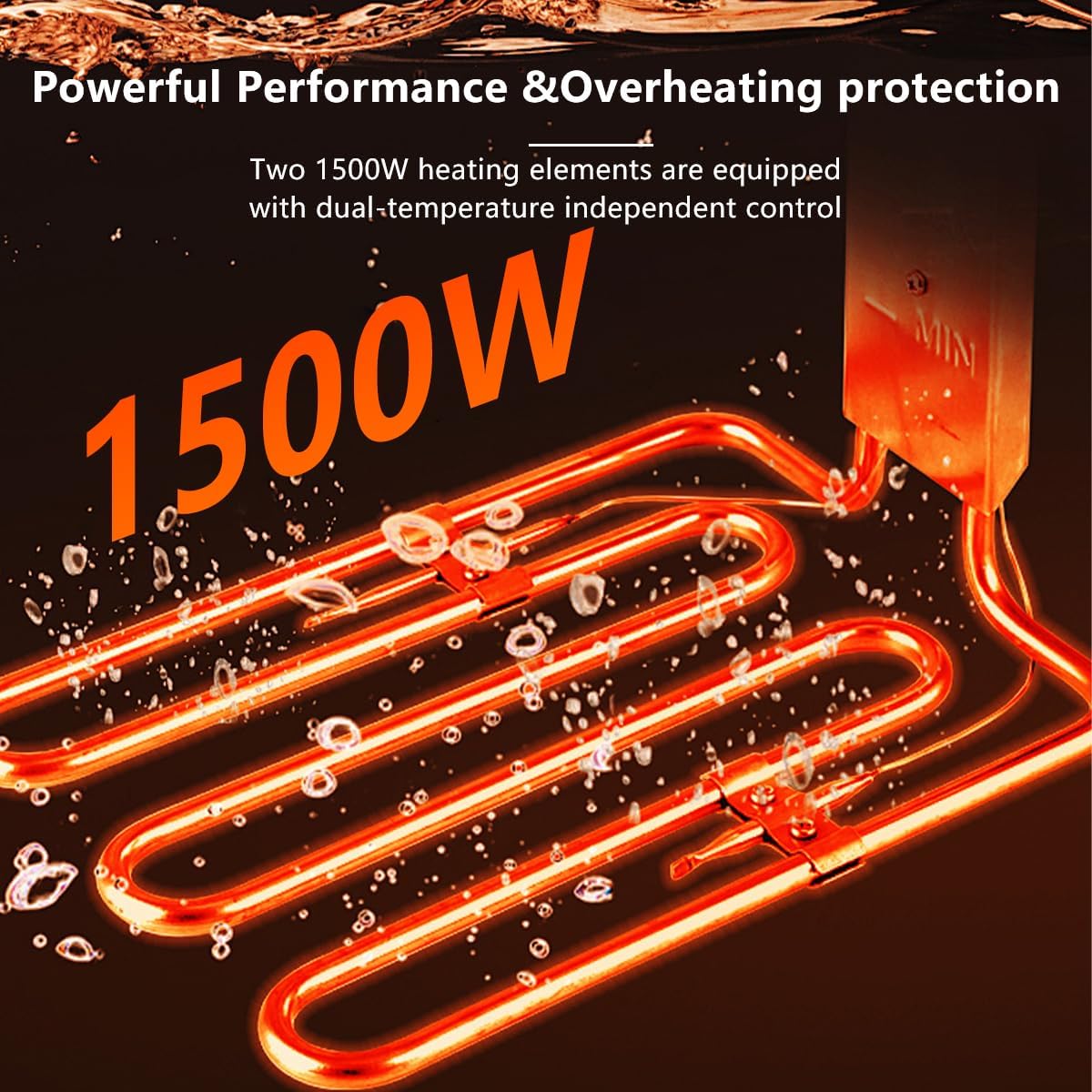 2026 3000W Commercial Electric Deep Fryer With Baskets & Lids,2x3L Stainless Steel Double Deep Fryer,Small Deep Fryer With Basket,Temperature Control,Overheat Protection