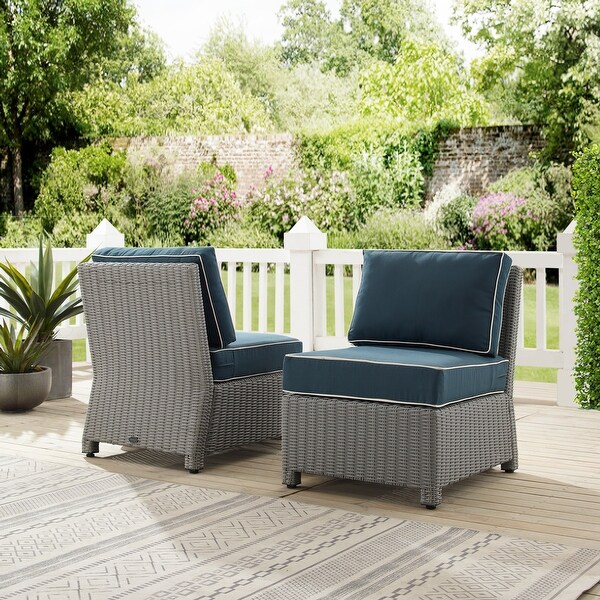 Bradenton 2Pc Outdoor Wicker Chair Set