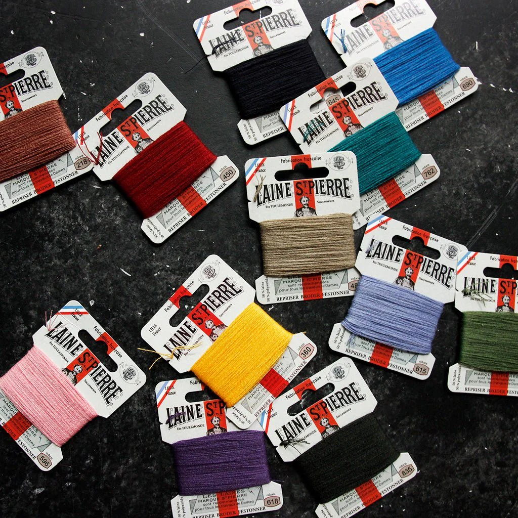Laine-Saint-Pierre Embroidery Floss, 12 Vintage Colors