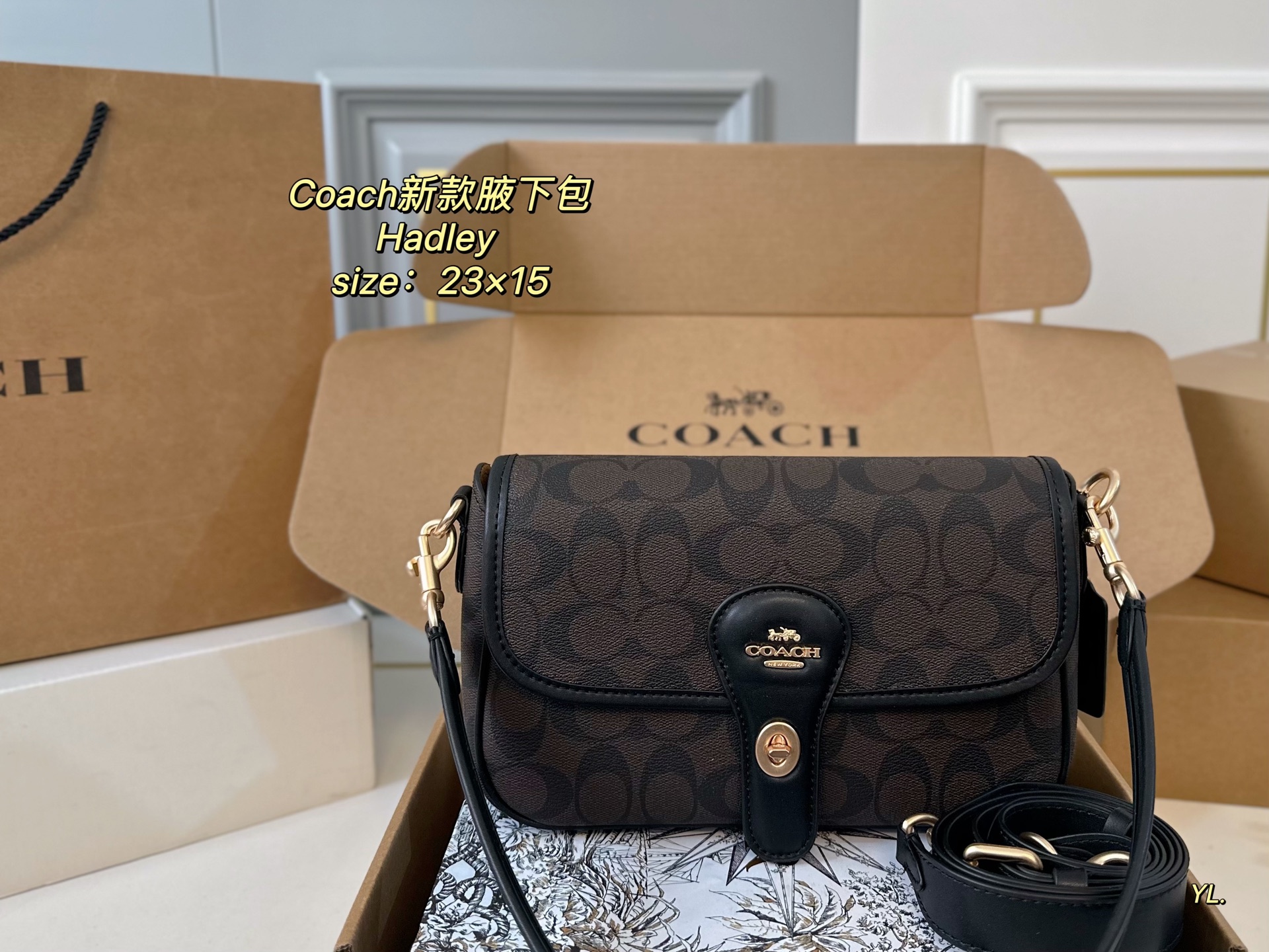 COACH new Hadley underarm bag - cnluxepick