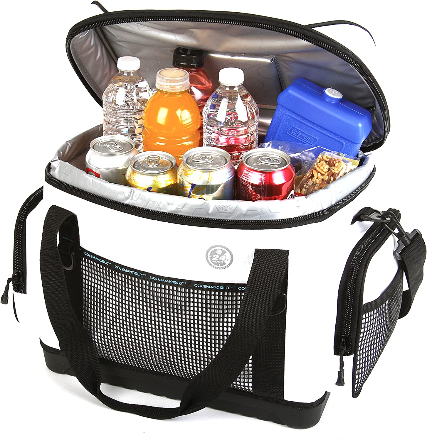 42-Can Soft-Sided Marine Cooler Bag , White