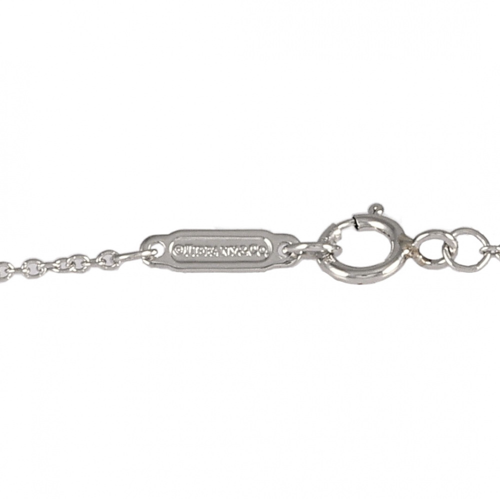 Tiffany & Co. Tiffany Circlet Triple Drop Diamond PT950 Necklace Platinum
