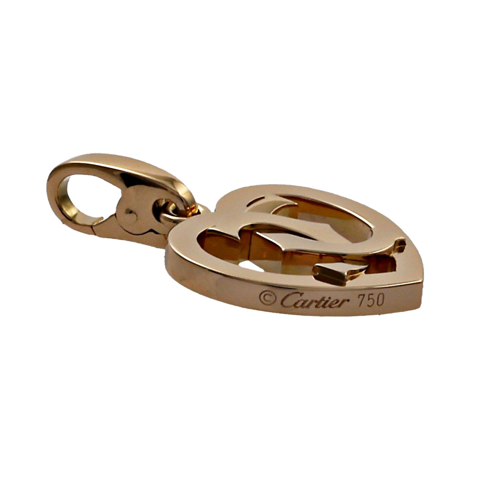 Cartier 2C Heart Accessory 18K Rose Gold