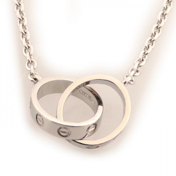 Cartier Love Baby Necklace 18K White Gold
