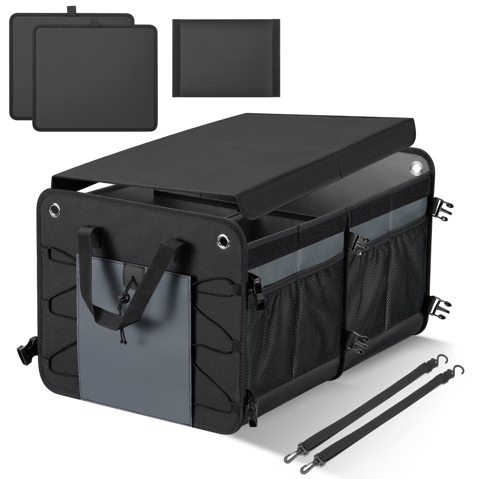 Foldable Leather Trunk Storage Box – 66L