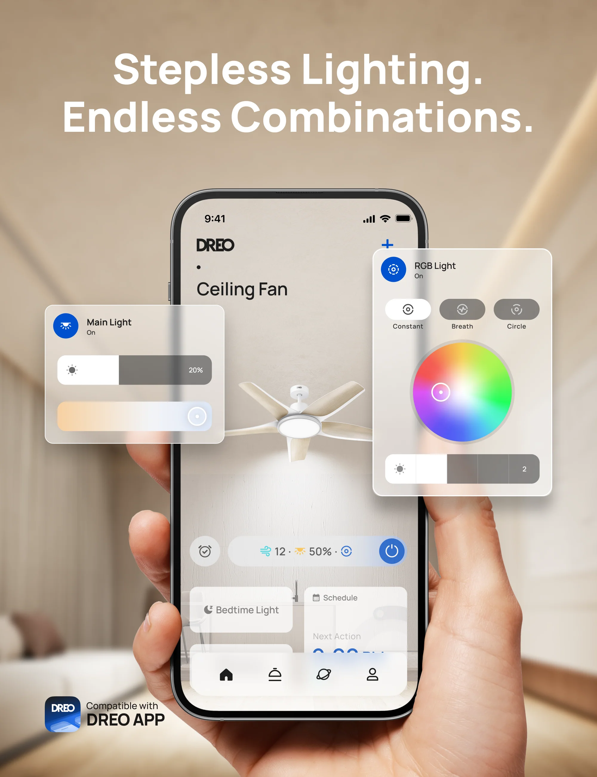 Smart Ceiling Fan CLF712S