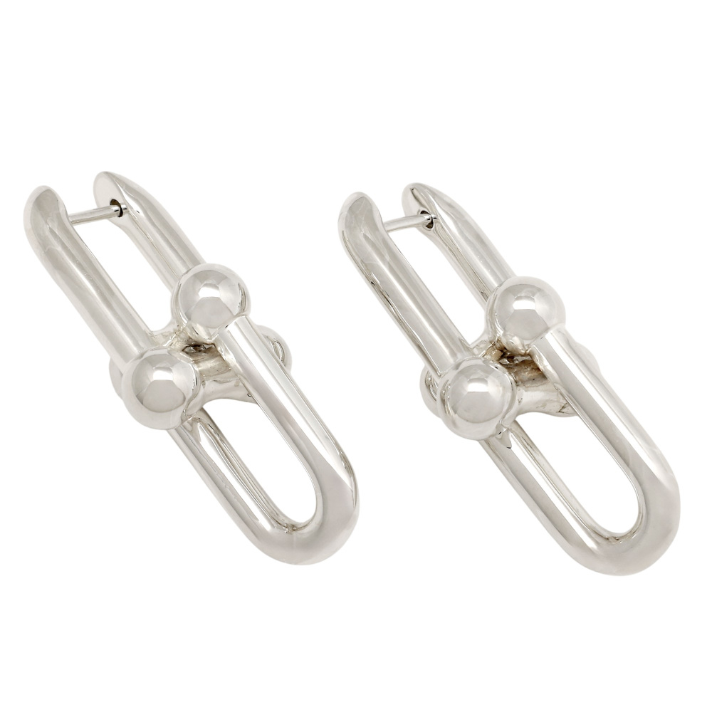 Tiffany & Co. Hardware Link Earrings Sterling Silver 68533694