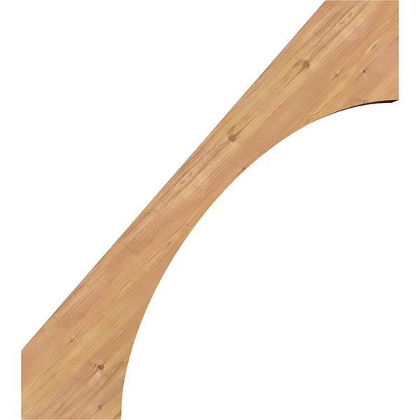 5 1/2x22W x 36x22D x 40x22H Westlake Smooth Brace, Western Red Cedar