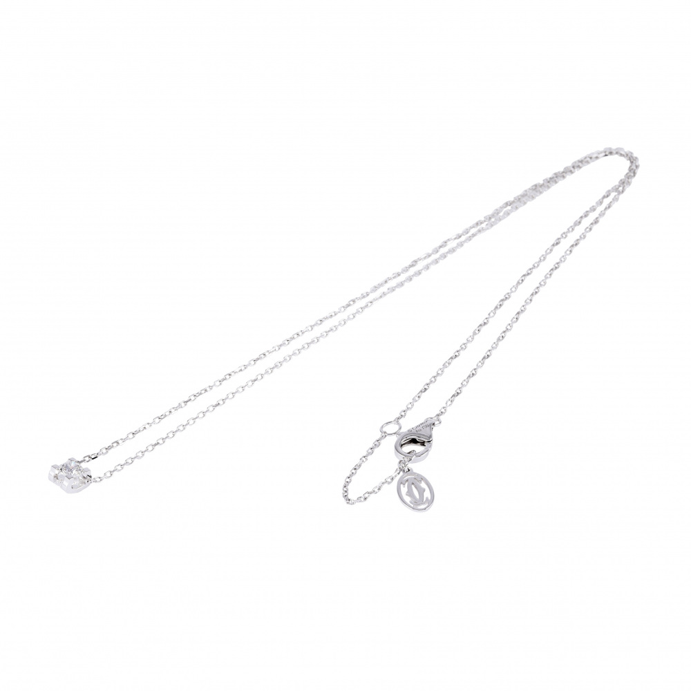 Cartier C Do Necklace 18K White Gold Diamond N7424280