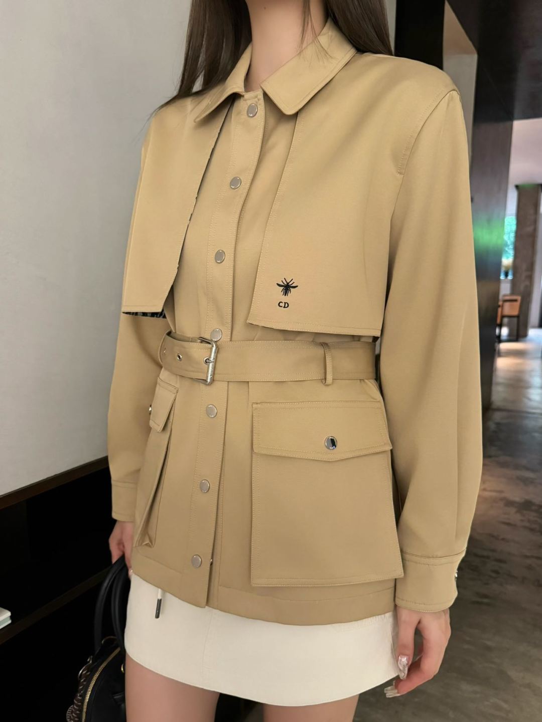 Dior's new Early Fall lapel belted trench coat - cnluxepick