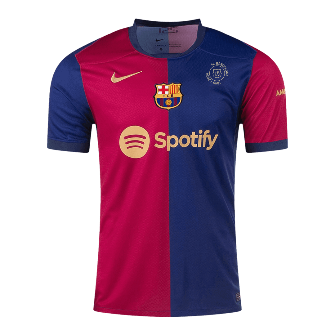Barcelona Home Soccer Jersey -125th Anniversary
