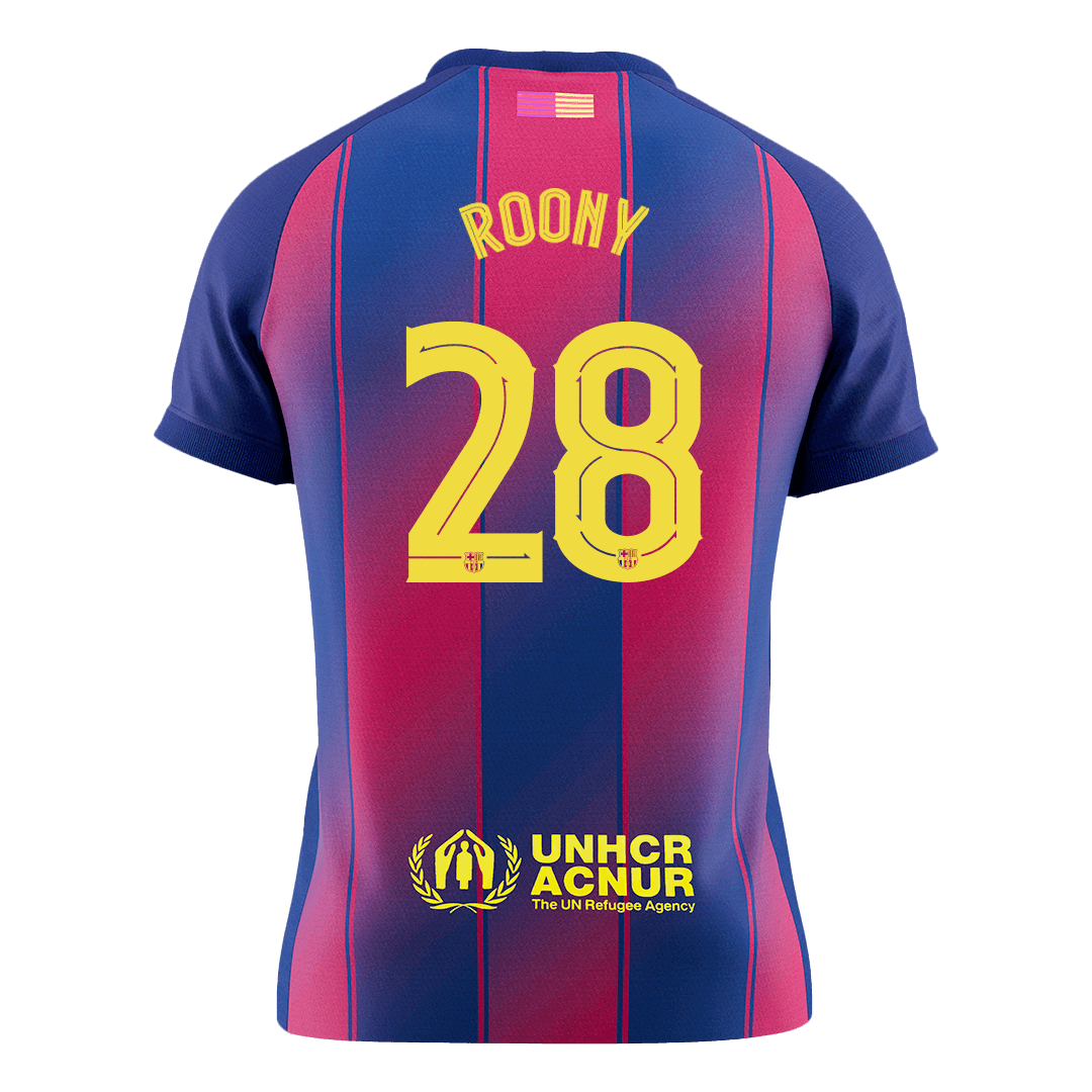 ROONY #28 Barcelona Home Soccer Jersey 2025/26 - UCL