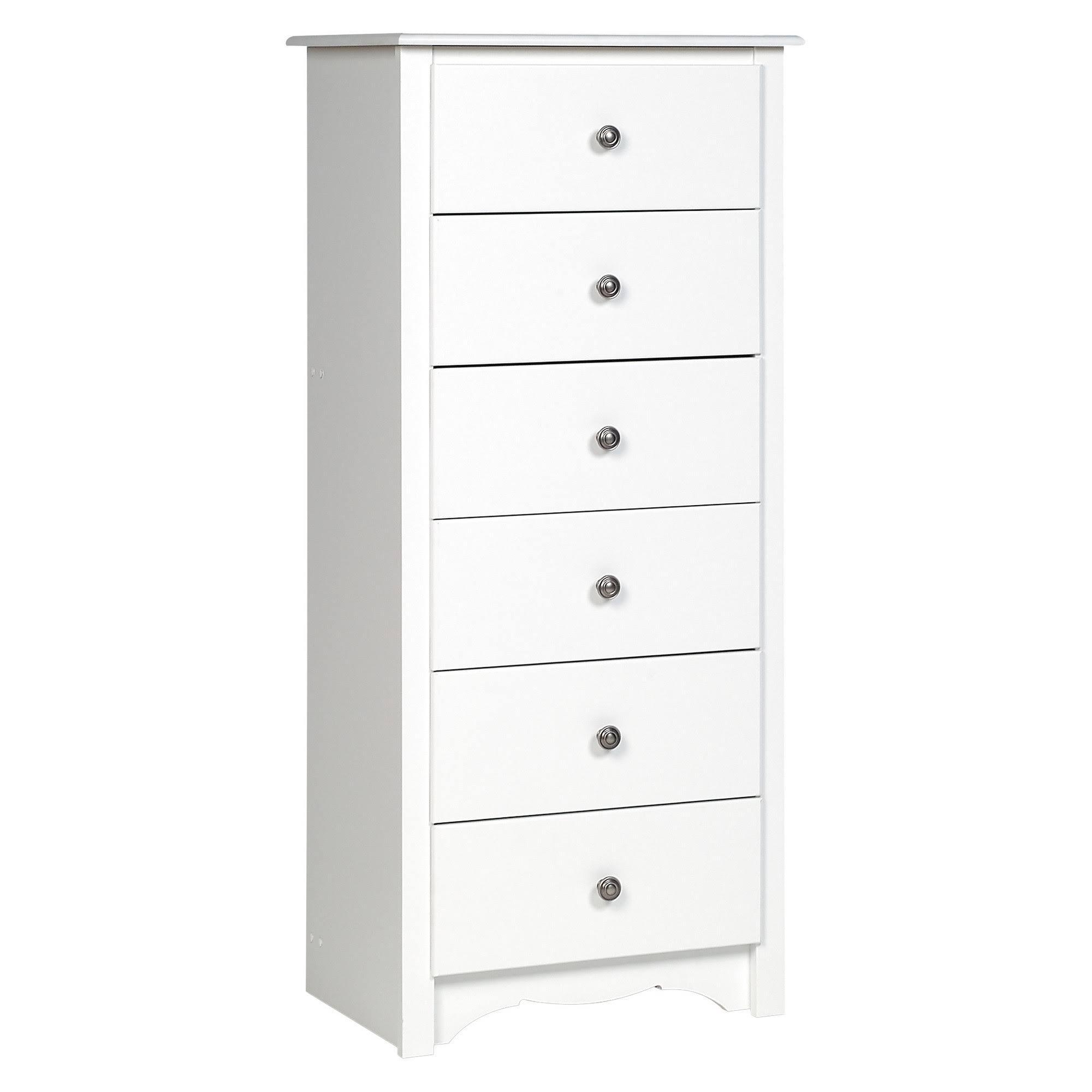 2026 6-Drawer Chest, White